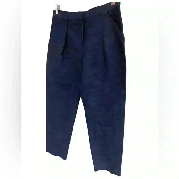 Paul Smith Navy Blue Tapered Leg Trousers - Picture 2 of 10